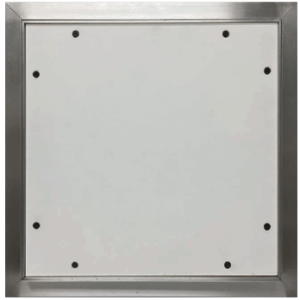 Karp Access Doors' new KAD Aluminum Drywall Access Door All hardware is hidden behind a gypsum inlay, which, when installed, blends seamlessly into walls and ceilings. The KAD's door panel is completely removable, providing unobstructed access to walls and ceilings!