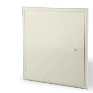 The Press Fit Karp Access Door is a unique, lightweight access door. It installs easily by bending the tabs on the return back to grip the drywall. The frame, return, and doorstop are one-piece construction with a beveled frame, resulting in an attractive finished look.