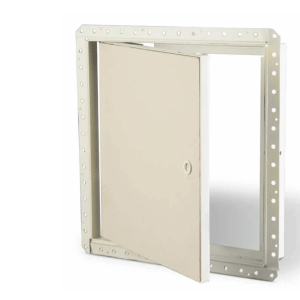 The Karp RDWPD Access Door comes with a factory-applied 1/2" drywall insert, making it the perfect solution when concealing the access door required for aesthetic purposes. The Karp RDWPD drywall access door comes standard with a drywall bead flange.