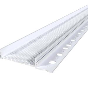 Continuous Soffit Vent for Stucco Plaster