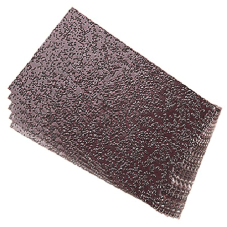 12 grit rasp paper sheets with and adhesive back quickly attaches to any of Demand Products standard hand rasps. 
