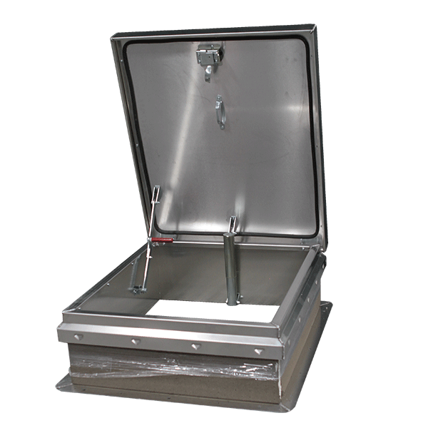 Aluminum Roof Hatch is designed for safe and easy roof access with higher insulation values to reduce building energy costs.