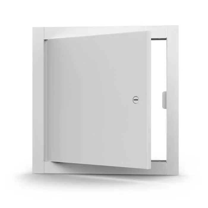 Acudor ED-2002 Steel access door with a door that is flush to frame and has a 1" wide outside flange.