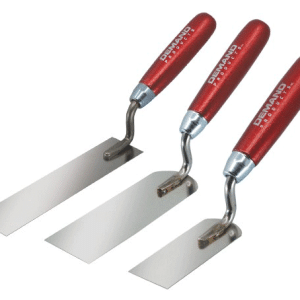 High-quality stainless steel Margin Trowels eliminate corrosion problems associated with steel trowels and offer the right amount of flex when working with your material.