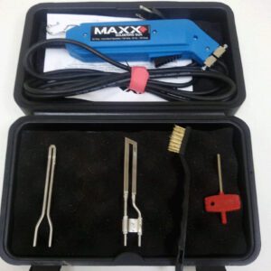 Includes Soldering Gun, Tip, 2-1/2" Foam Cutter Blade, Cleaning Brush and hard plastic Case