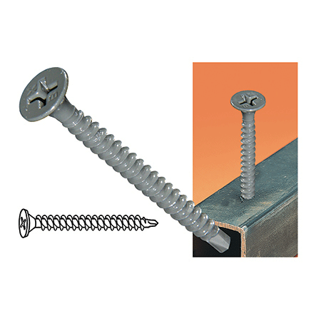 EIFS Coated Screws, For use with Steel from 20 gauge to 12 gauge